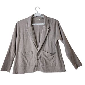 Pact Single brsasted organic cotton blazer